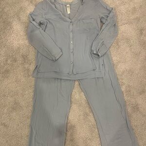 Hanro Button-Up Pajama Set